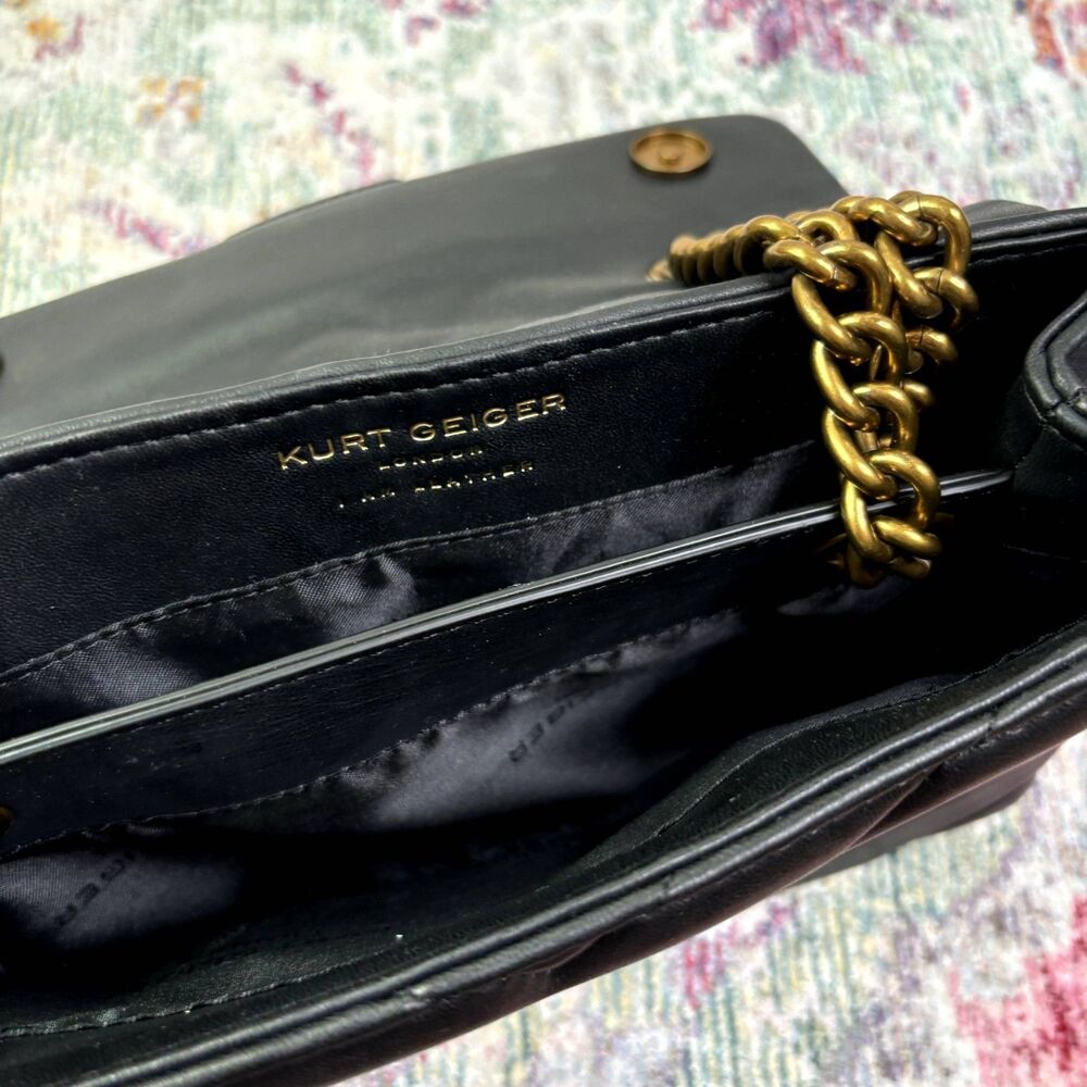 Kurt Geiger Kensington Quilted Shoulder Bag - Picture 6 of 7